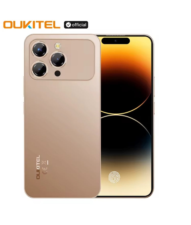 OUKITEL P1 Pro 4G Waterproof Smartphone Global Version HD Screen Super/Fast Charging (Gold) Smartphone smp