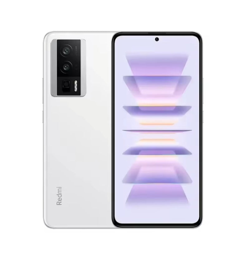 Xiaomi Redmi K60 Pro 5G Chinese Version White Smartphone Facial Recognition & Fingerprint Unlock Function Dust Water & Scratch Resistant HD Screen Super/Fast Charging (RAM 12GB+256GB ROM) Smartphone. smp