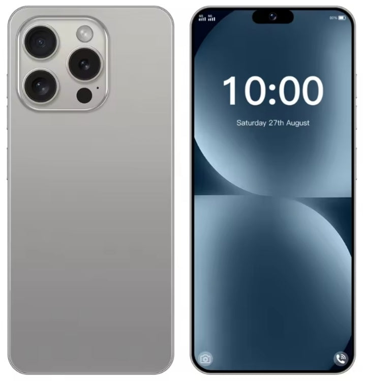 XS16 Pro HOT 2026 High Quality 7.3inch Global Edition Facial Recognition Function Android (Grey) 22GB+2TB Smartphone smp