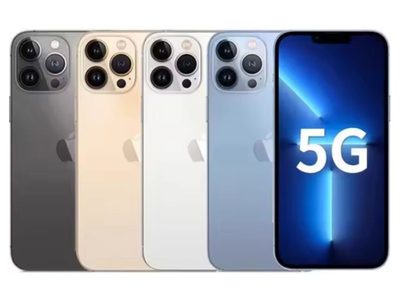 Apple iPhone 13 Pro Max 5G Smartphone Facial Recognition Function 6.7inch Screen ROM 512GB (Silver) Smartphone smp