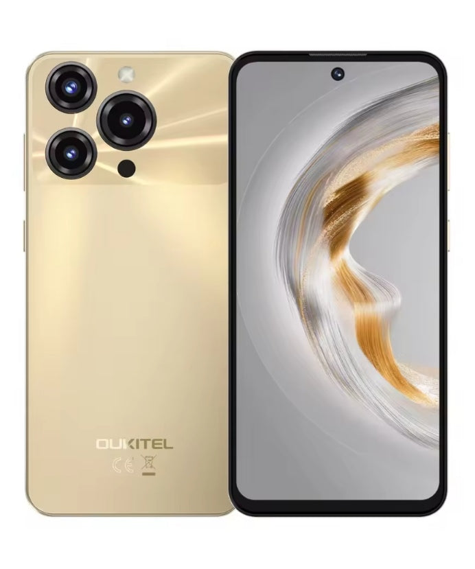 OUKITEL C69 Smartphone Global Version HD Screen Super/Fast Charging RAM 8GB+512GB ROM (Gold) Smartphone smp