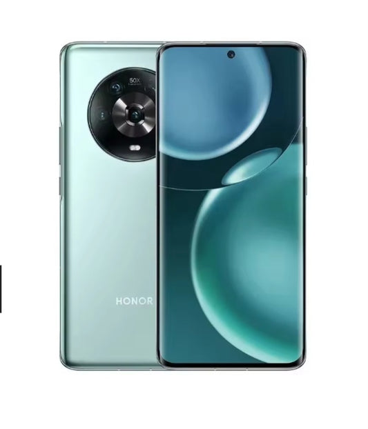 Honor Magic 4 5G Global Version Green Smartphone Facial Recognition & Fingerprint Unlock Function Dust Water & Scratch Resistant HD Screen Super/Fast Charging (RAM 12GB+256GB ROM) smp