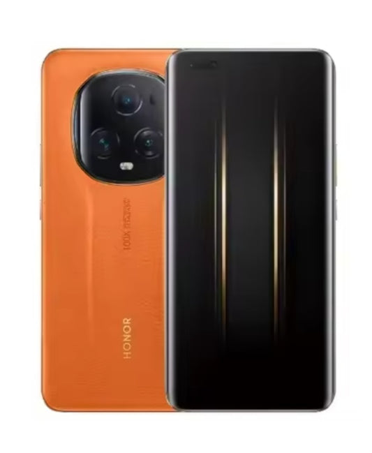 Honor Magic 5 Ultimate Edition 5G Chinese Version Orange Smartphone Facial Recognition & Fingerprint Unlock Function Dust Water & Scratch Resistant HD Screen Super/Fast Charging (RAM 16GB+512GB ROM) Smartphone. smp