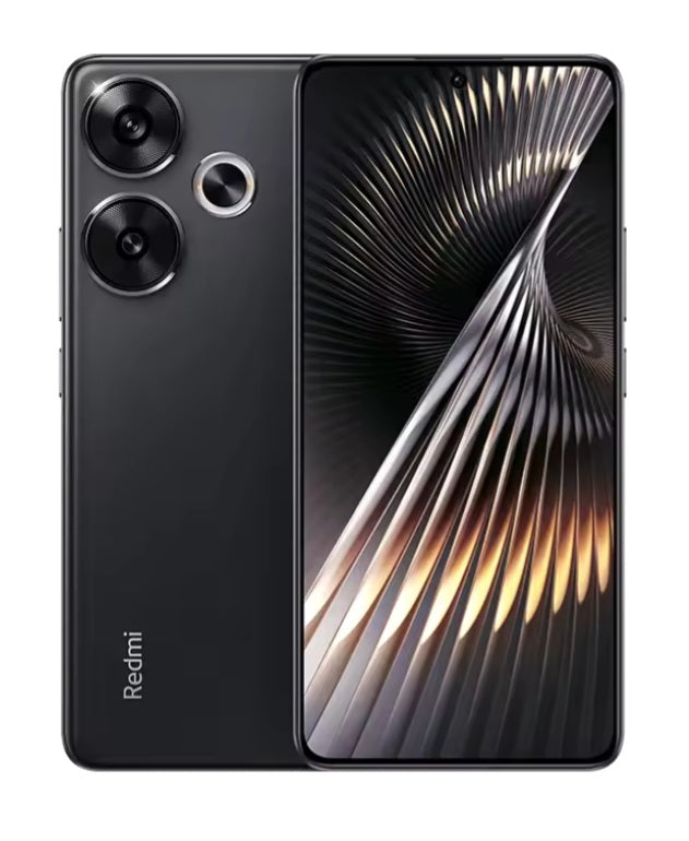 Xiaomi Redmi Turbo 3 5G Chinese Version Black Smartphone Facial Recognition & Fingerprint Unlock Function Dust Water & Scratch Resistant HD Screen Super/Fast Charging (RAM 12GB+256GB ROM) Smartphone. smp