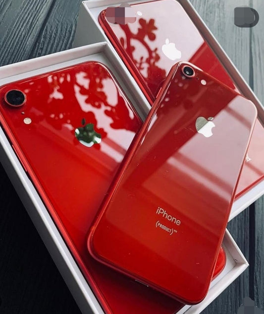 Apple iPhone 8 4G LTE Smartphone Facial Recognition Function Dust Water & Scratch Resistant HD Screen Super/Fast Charging (256GB ROM) (Red) Smartphone smp
