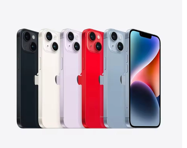 Apple iPhone 14 Plus 5G Smartphone Facial Recognition Function Dust Water & Scratch Resistant HD Screen Super/Fast Charging (256GB ROM) (Blue) Smartphone smp