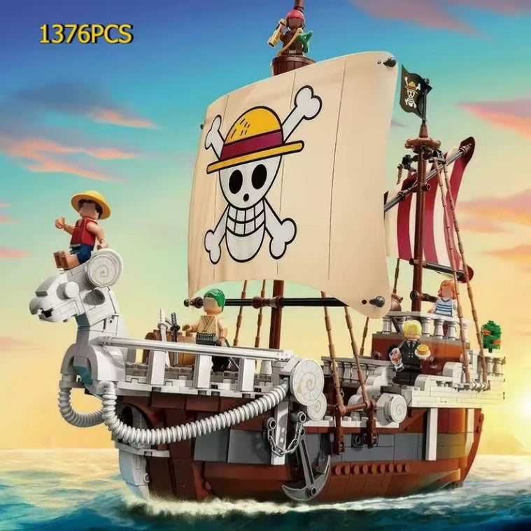 Going Merry Pirate Ship Building Blocks Set Toys tys bbs