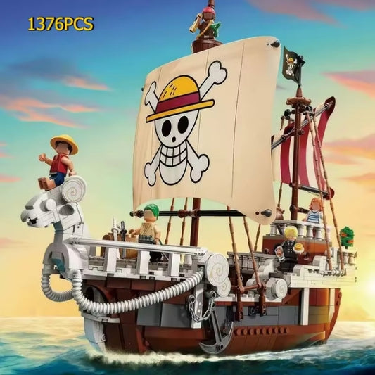 Going Merry Pirate Ship Building Blocks Set Toys tys bbs
