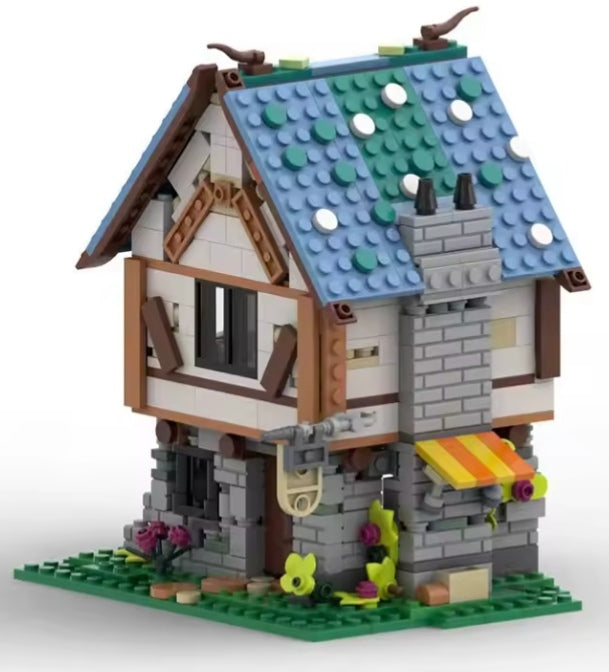 Medieval Blacksmith Castle Building Blocks Set Toys tys bbs