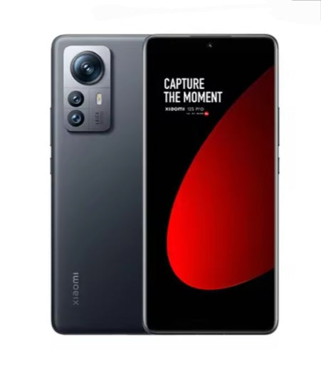 Xiaomi 12S Pro 5G Chinese Version Black Smartphone Facial Recognition & Fingerprint Unlock Function Dust Water & Scratch Resistant HD Screen Super/Fast Charging (RAM 12GB+256GB) Smartphone smp