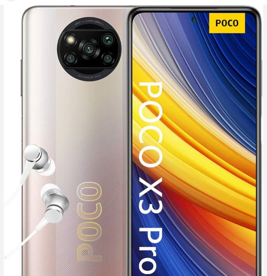 Xiaomi Poco X3 Pro Global Version Randomly Selected Color Smartphone Facial Recognition & Fingerprint Unlock Function Dust Water & Scratch Resistant HD Screen Super/Fast Charging (RAM 6GB+128GB ROM) Smartphone. smp