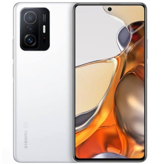 Xiaomi 11T Pro 5G Global Version White Smartphone Facial Recognition & Fingerprint Unlock Function Dust Water & Scratch Resistant HD Screen Super/Fast Charging Smartphone (RAM 12GB+256GB ROM). smp