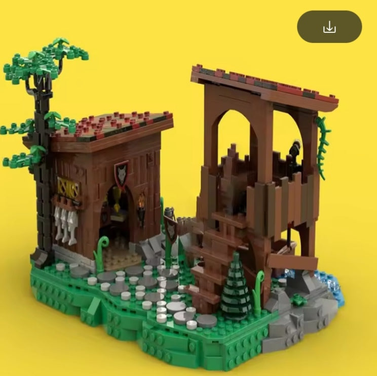 Medieval Castle Building Blocks Set Toys tys bbs