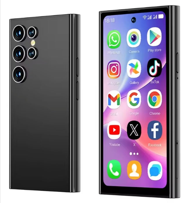 SERVO S27 Mini 3G Android Palm Smartphone With Facial Recognition Function RAM 2GB+16GB ROM (Black) Smartphone smp