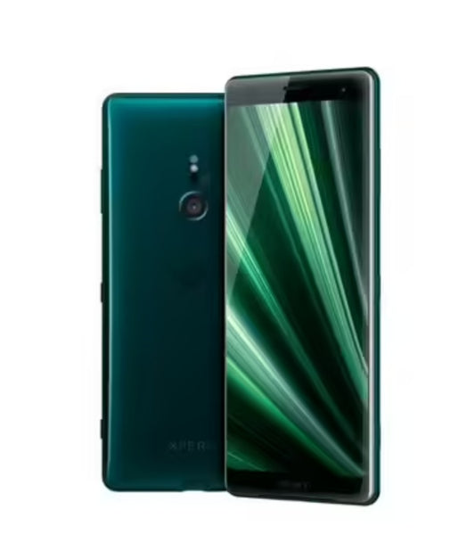 Sony Xperia XZ3 4G LTE Waterproof Dustproof Scratchproof Smartphone Global Version HD Screen Super/Fast Charging (H8416 Full Set) (Green) Smartphone smp