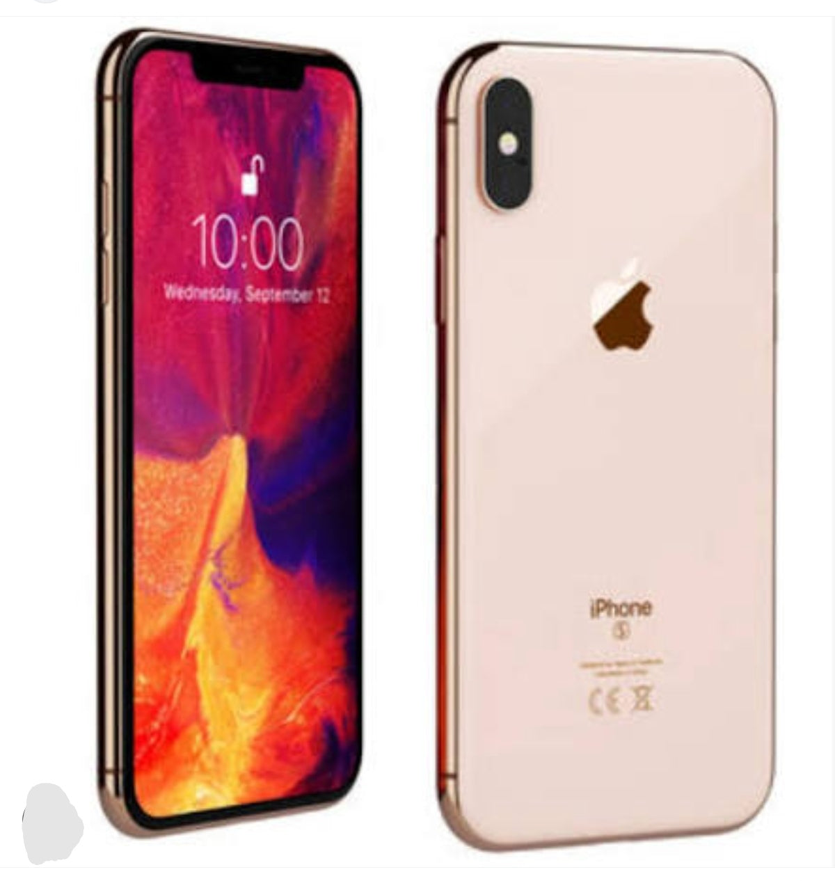 Apple iPhone XS Smartphone Facial Recognition Function Dust Water & Scratch Resistant HD Screen Super/Fast Charging (256GB ROM) (Gold) Smartphone + FREE Earphones. smp