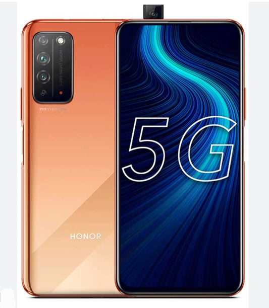 Honor X10 5G Chinese Version Randomly Selected Colors Smartphone Facial Recognition & Fingerprint Unlock Function Dust Water & Scratch Resistant HD Screen Super/Fast Charging Smartphone smp