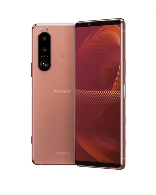 Sony Xperia 5 iii Global Version (XQ-BQ52) Smartphone Fingerprint Unlock Function Dust Water & Scratch Resistant HD Screen Super/Fast Charging Pink Smartphone smp