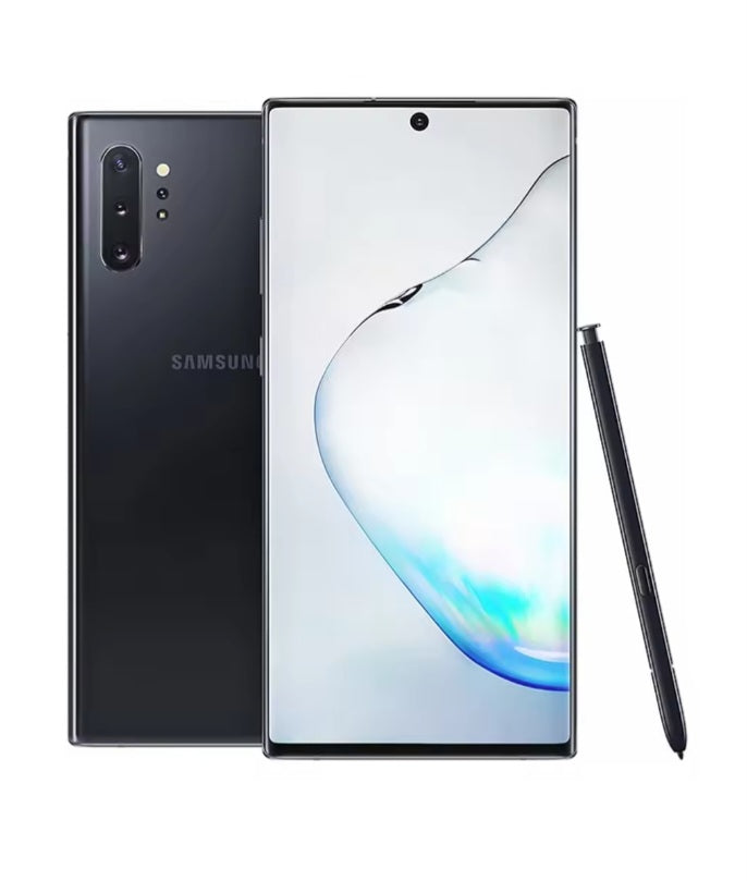 Samsung Galaxy Note 10 Plus 4G US Version Aura Black Smartphone Dust Water & Scratch Resistant HD Screen Super/Fast Charging Smartphone. smp