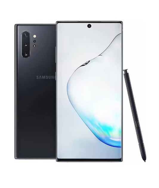 Samsung Galaxy Note 10 Plus 4G US Version Aura Black Smartphone Dust Water & Scratch Resistant HD Screen Super/Fast Charging Smartphone. smp