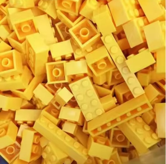 Classic Yellow Building Blocks Set Toys tys bbs