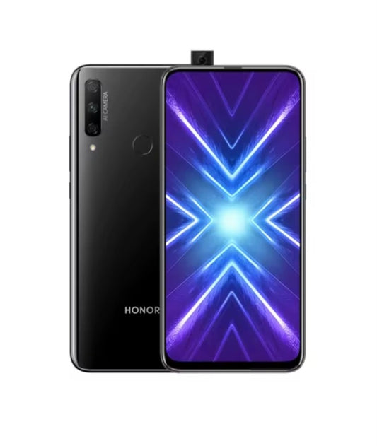 Honor 9X Global Version Black Smartphone Facial Recognition & Fingerprint Unlock Function Dust Water & Scratch Resistant HD Screen Super/Fast Charging Smartphone smp