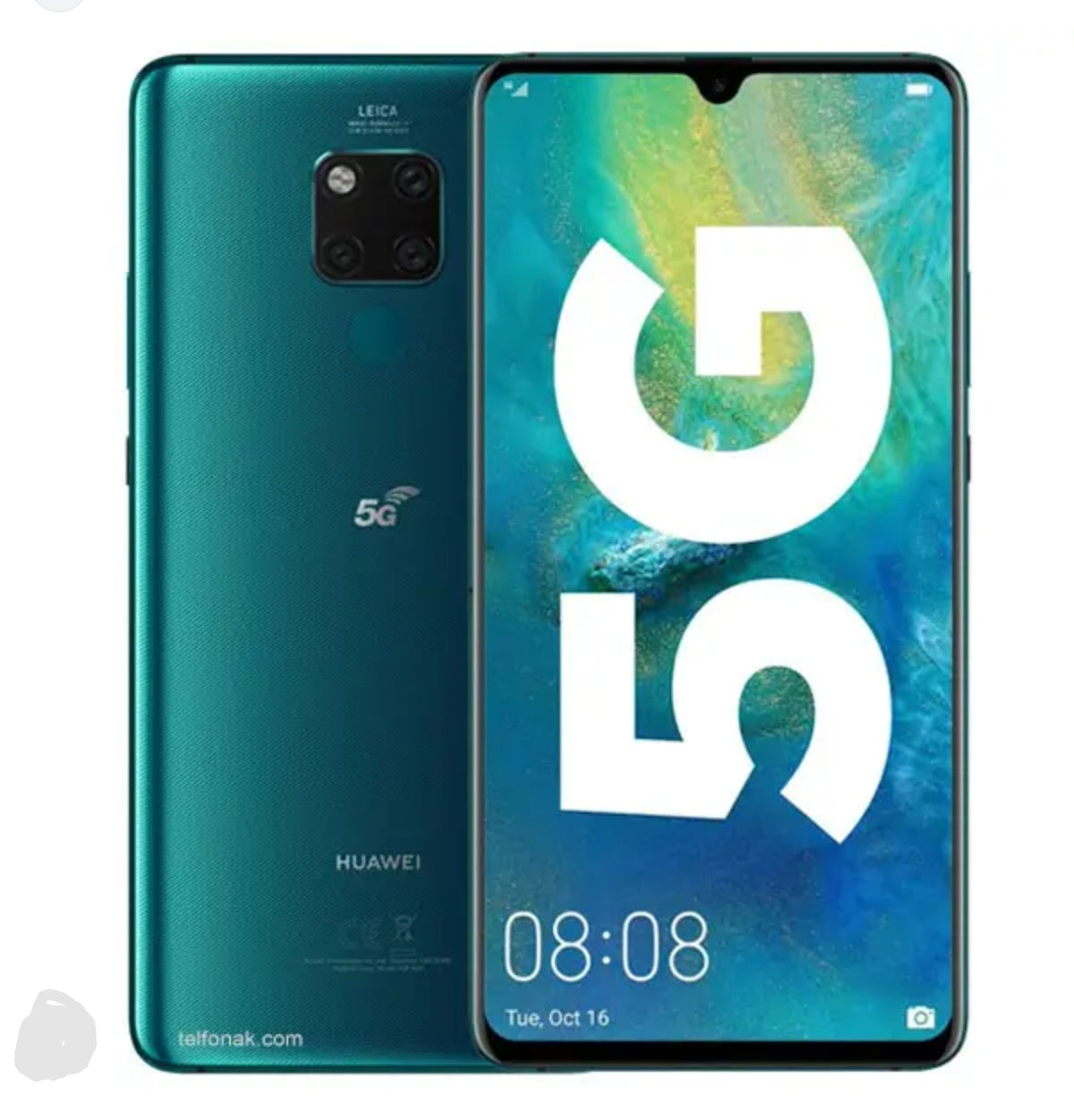 Huawei Mate 20 X 5G Global Version Smartphone Facial Recognition & Fingerprint Unlock Function Dust Water & Scratch Resistant HD Screen Super/Fast Charging (RAM 8GB+256GB ROM) (Green) Smartphone smp