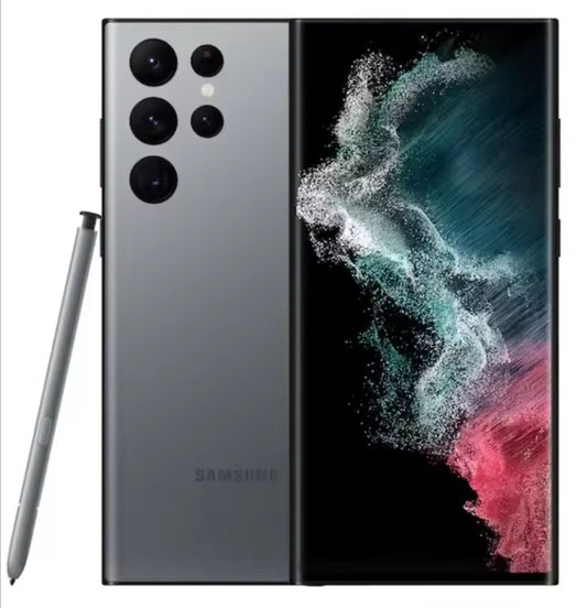 Samsung Galaxy S22 Ultra 5G Snapdragon 8 Smartphone 6.8inch HD Screen RAM 12GB+512GB ROM (Gray) Smartphone smp