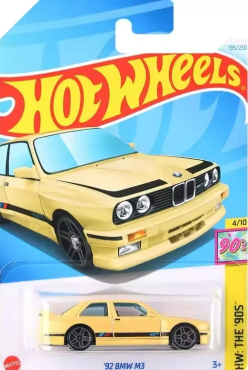 Hot Wheels 1992 BMW M3 Toy Car tys crs