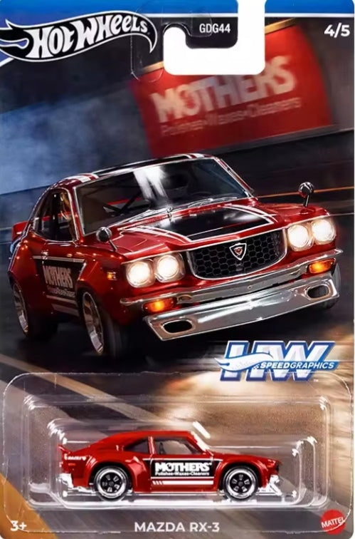 Hot Wheels Silver Series "Mazda RX-3" Toy Car tys crs