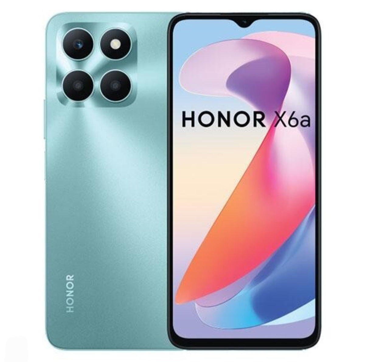 Honor X6A 4G Chinese Version Randomly Selected Colors Smartphone Facial Recognition & Fingerprint Unlock Function Dust Water & Scratch Resistant HD Screen Super/Fast Charging (RAM 4GB+128GB ROM) Smartphone. smp