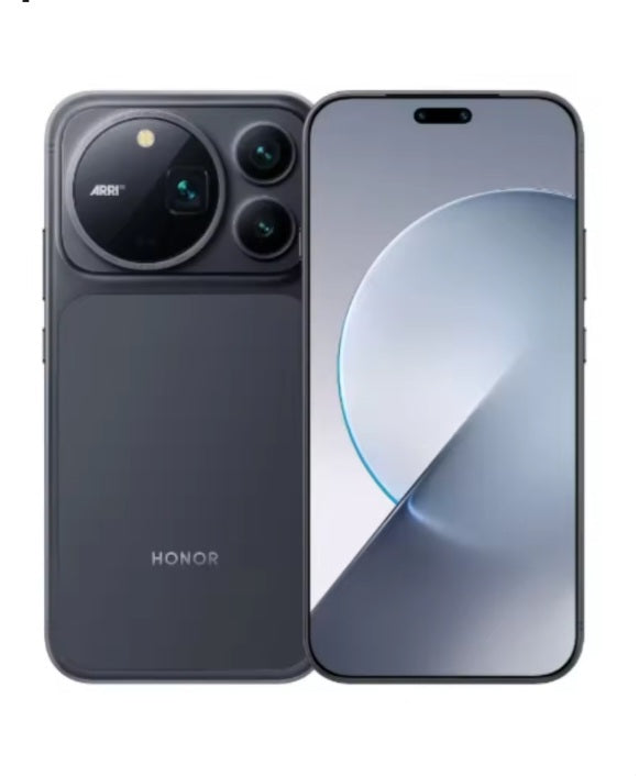 Honor Magic 9 Pro Max Black Smartphone Facial Recognition & Fingerprint Unlock Function Dust Water & Scratch Resistant HD Screen Super/Fast Charging Smartphone (RAM 12GB+512GB ROM). smp