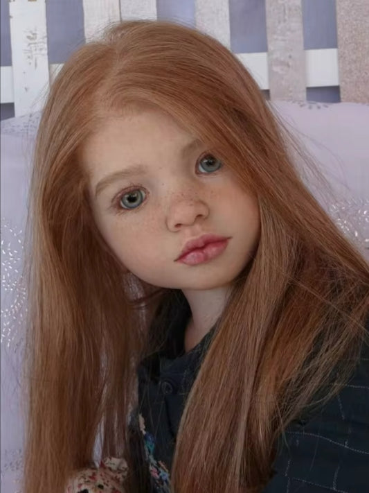 SINO-BB 42 inch Reborn Baby Doll Long Hair, Aloenka. dll tys