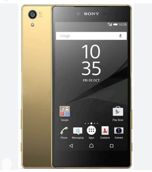 Sony Xperia Z5 Premium Global Version Gold Smartphone Facial Recognition Function Dust Water & Scratch Resistant HD Screen Super/Fast Charging Smartphone smp
