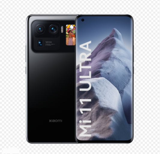 Xiaomi 11 Ultra 5G Chinese Version Black Smartphone Dust Water & Scratch Resistant HD Screen Super/Fast Charging Smartphone (RAM 12GB+256GB ROM). smp