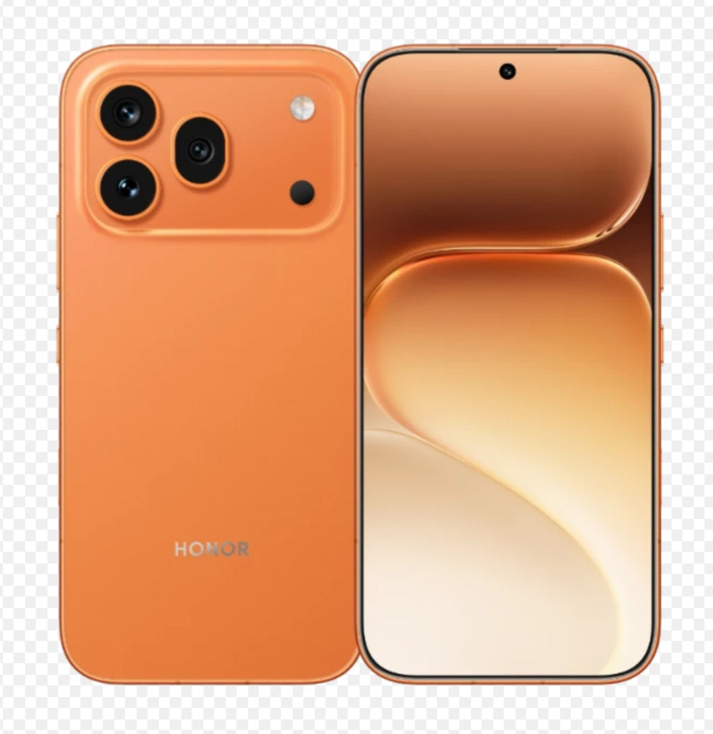 Honor 600 Pro Hong Kong Version Orange Smartphone Dust Water & Scratch Resistant HD Screen Super/Fast Charging Smartphone (RAM 12GB+512GB ROM). smp