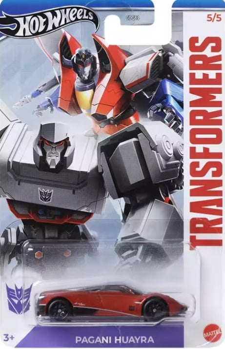 Hot Wheels Transformers Series "Pagani Huayra" Toy Car tys crs