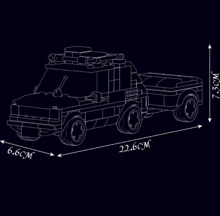 Outdoor Adventure Mini car Building Blocks Set Toys tys bbs crs