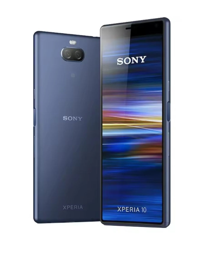 Sony Xperia 10 Global Version Blue (2 SIM) Smartphone Dust Water & Scratch Resistant HD Screen Super/Fast Charging Smartphone smp