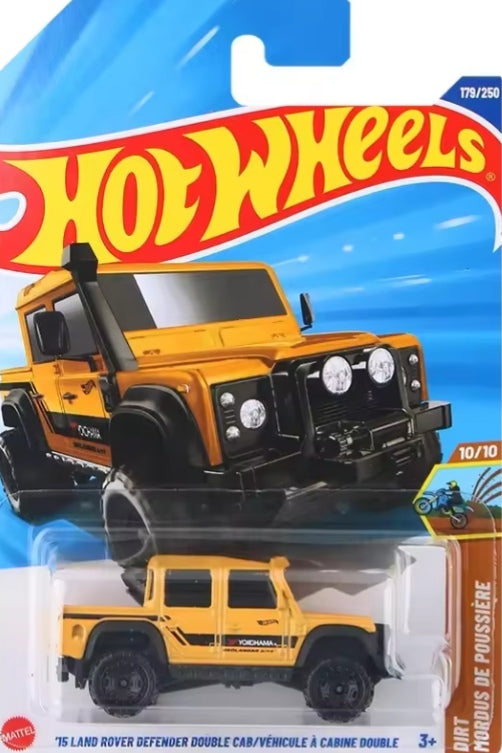 Hot Wheels 2025-Q Case Alloy '15 Land Rover Defender Double Cab" Toy Car tys crs
