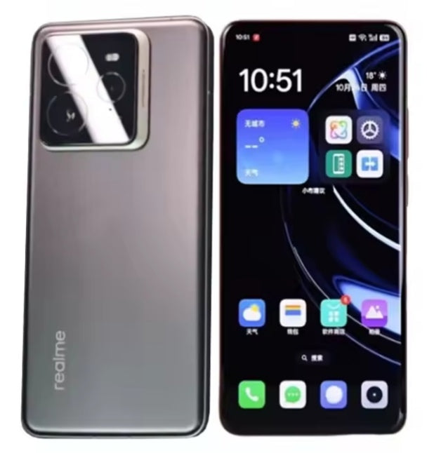Realme GT 7 Pro Supervooc Snapdragon 8 6.78inch HD Screen RAM 12GB+256GB ROM (Titanium) Smartphone smp
