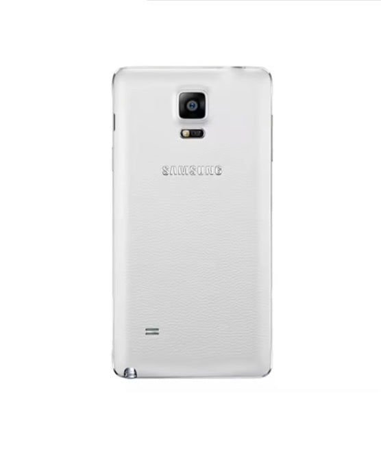 Samsung Galaxy Note 4 US Version White Smartphone Dust Water & Scratch Resistant HD Screen Super/Fast Charging Smartphone (N910V). smp