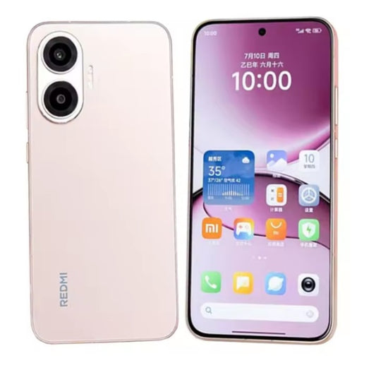 Xiaomi Redmi Turbo 4 Pro 5G Chinese Version Pink Smartphone Facial Recognition & Fingerprint Unlock Function Dust Water & Scratch Resistant HD Screen Super/Fast Charging (RAM 12GB+256GB ROM) Smartphone. smp