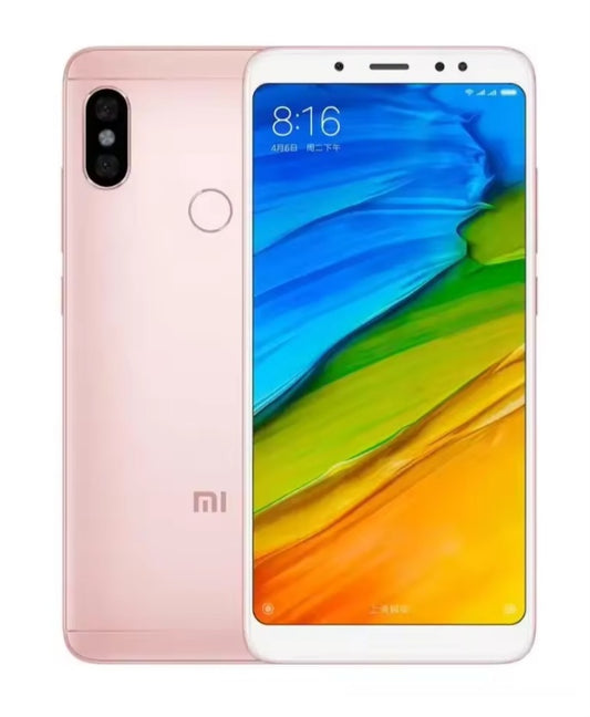 Xiaomi Redmi Note 5 Global Version Gold Smartphone Facial Recognition & Fingerprint Unlock Function Dust Water & Scratch Resistant HD Screen Super/Fast Charging Smartphone (RAM 3GB+32GB ROM) + FREE Gift. smp