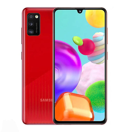 Samsung Galaxy A41 4G Global Version Red Smartphone Dust Water & Scratch Resistant HD Screen Super/Fast Charging Smartphone. smp