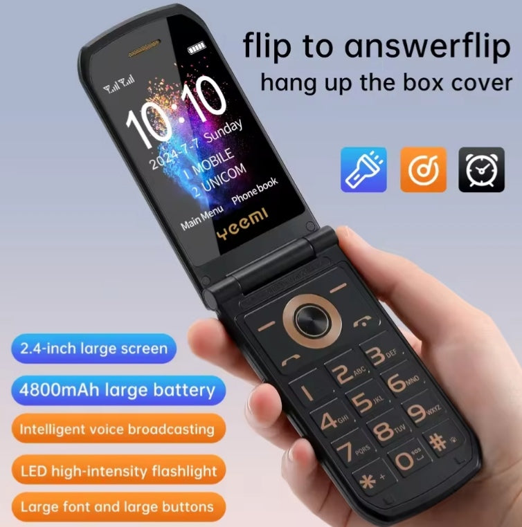 New YeeMI S7 4G Global Durable (Black) Phone smp