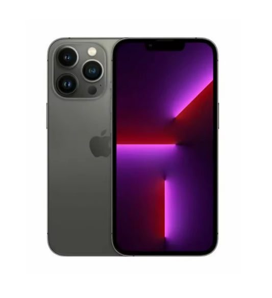 Apple iPhone 13 Pro Smartphone Facial Recognition Function Dust Water & Scratch Resistant HD Screen Super/Fast Charging (13 Pro Simple Set 128GB ROM) (Black) Smartphone smp