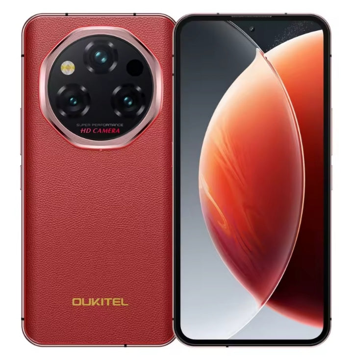 OUKITEL WP210 Rugged 5G Android 15 Smartphone 6.7inch HD RAM 36GB+ROM 512GB 6.7inch HD Screen (Red) Smartphone smp