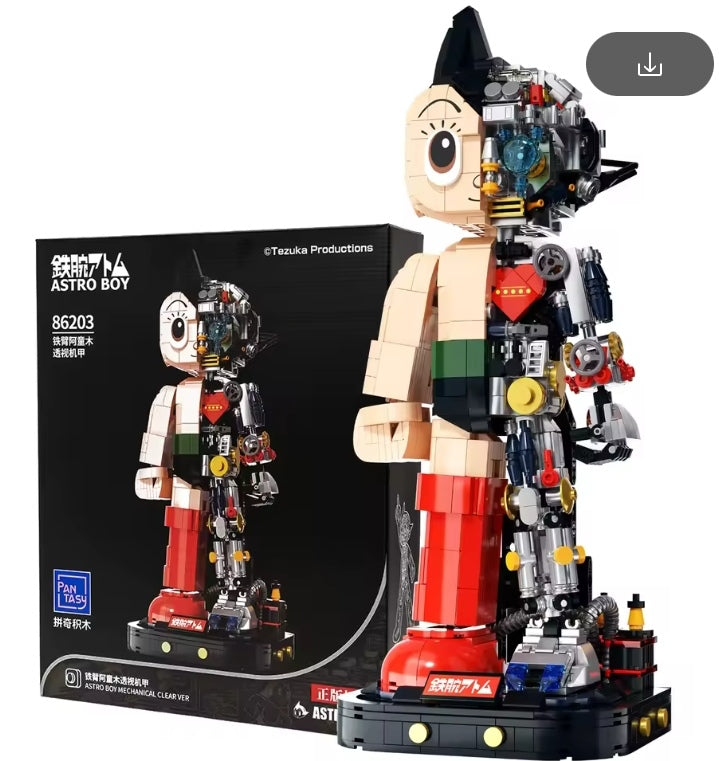 Collector's Cartoon Action Figure Astro Boy Building Block Set Toys (with box) tys bbs