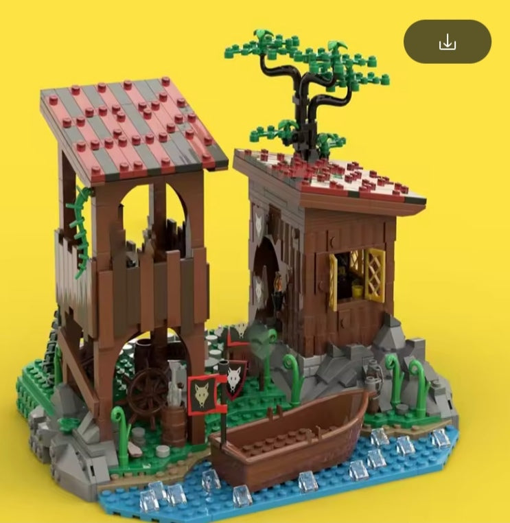 Medieval Castle Building Blocks Set Toys tys bbs